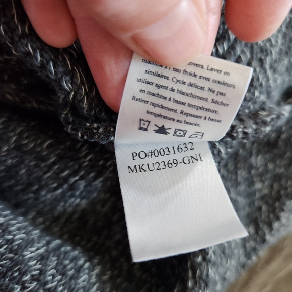 Faherty Mens Herringbone French Terry Beach Hoodie Size Medium NWT Granite - Picture 6 of 12